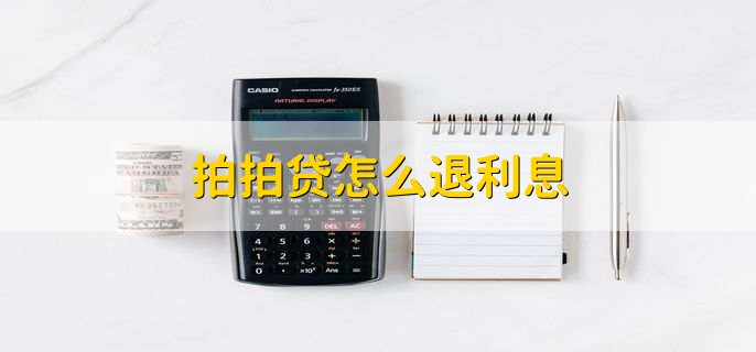 拍拍贷怎么退利息 财梯网