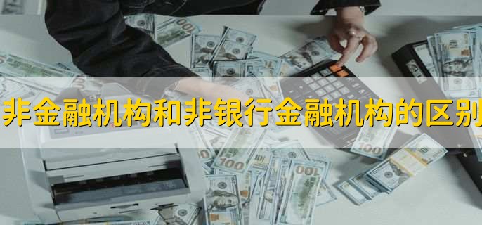 非金融机构和非银行金融机构的区别