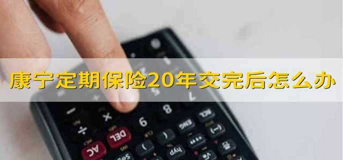 康宁定期保险20年交完后怎么办 交完了20年的康宁定期保险怎么办-第1张图片-腾赚网