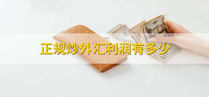正规炒外汇利润有多少 外汇交易有什么优点